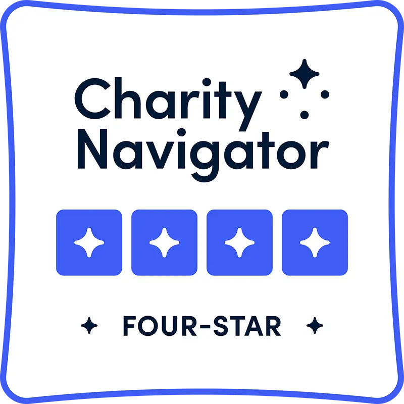 Charity Navigator Four Start Rating badge